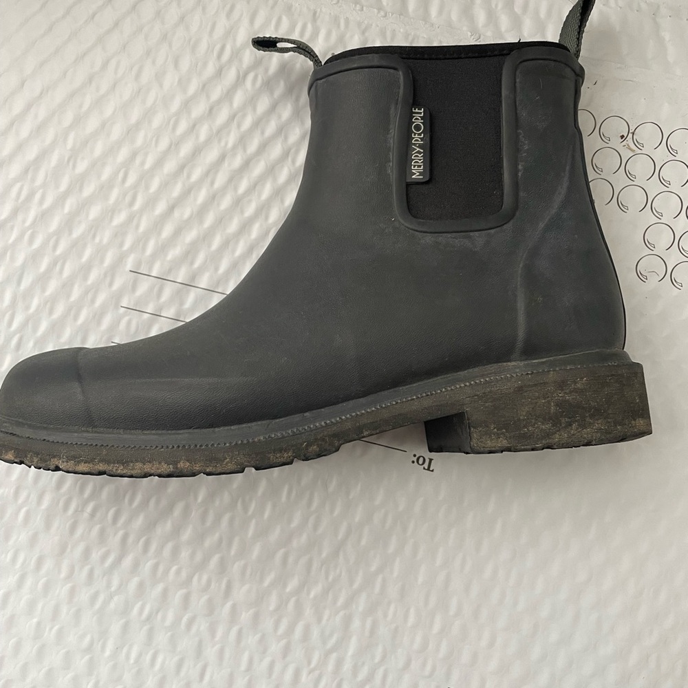 Women's Black Winter Rain Boots